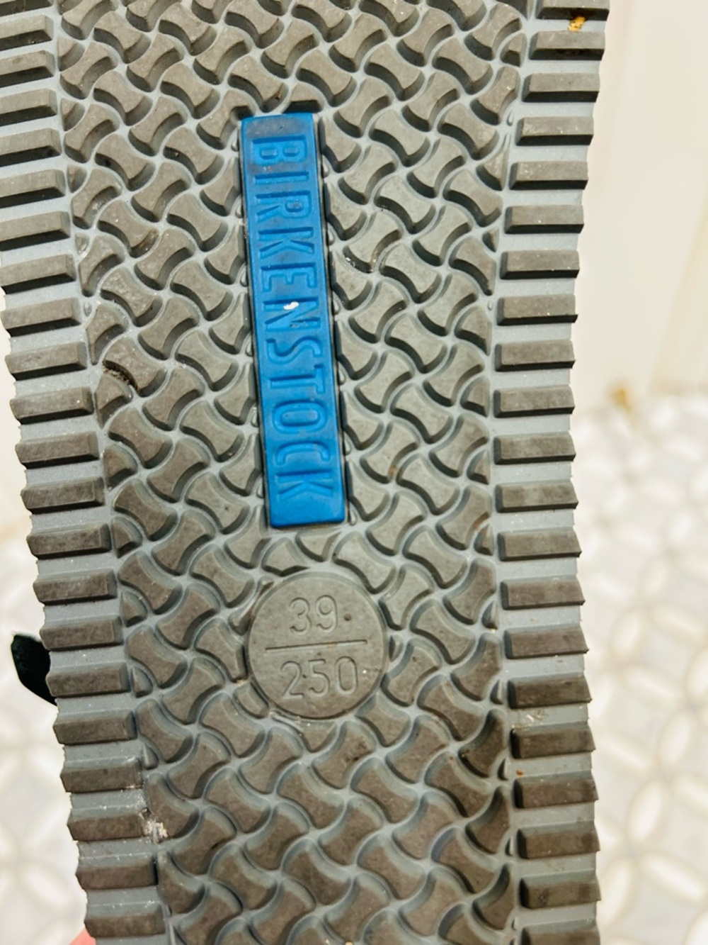 Birkenstock Tokio Super Grip Black Smooth Leather Slip-On Clog Sandals Strap 39 - Picture 11 of 13